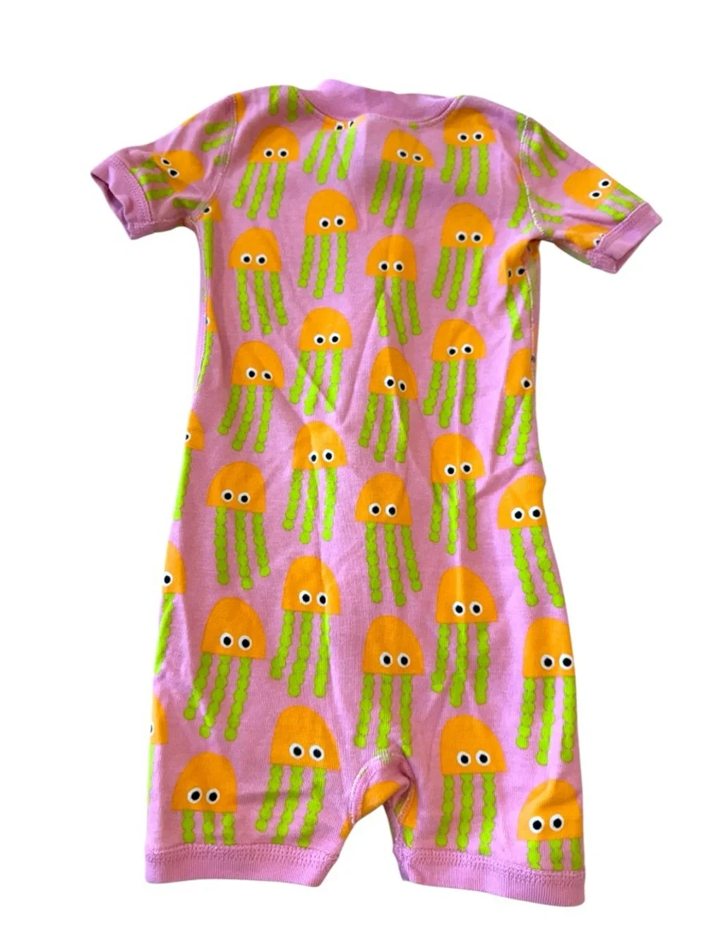 Hanna Andersson Unisex Shortie Zip Summer Pajama Bundle of 4 6-12 Months